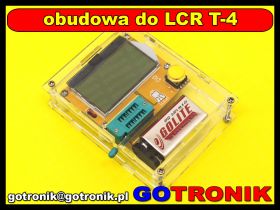 Obudowa do miernika elementów RLC BTE-056 / przeźroczysta