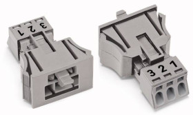 WAGO 890-773/006-000 Złącze męskie sieciowe WINSTA MINI złącze męskie proste Łączna ilość styków: 3 16 A jasnozielony 50