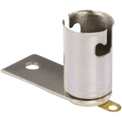 TRU COMPONENTS 1243986 Bulb holder Socket BA9s Solder tag 1 pc Small Light