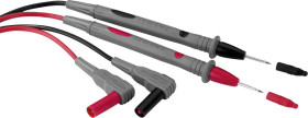 Monacor TL-250 Przewód pomiarowy 120 cm czerwony, czarny 1 szt.
