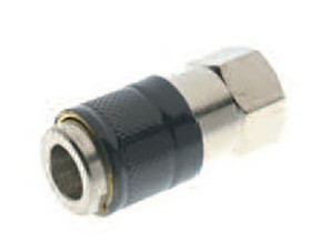 Szybkozłącze powietrza RS PRO G 1/4 żeńskie rodzaj Żeński Gwintowany Mosiądz 1/4in