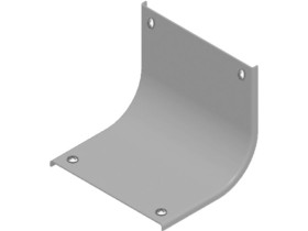 Pokrywa łuku wewnętrznego PZLZWC600H50 90st z zamkiem do H50 330460 BAKS