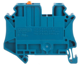 Złączka przelotowa 2-przewodowa z odłącznikiem nożowym 6mm2 niebieska UT 6-MT BU 3073267 /50szt./