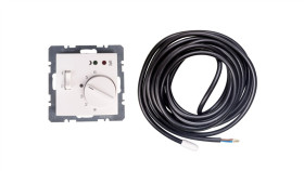 Regulator Temperatury Podłogowy Z Łącznikiem 250V 10A 10C Ip20 Śnieżnobiały...