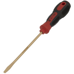 Sealey NS093 Screwdriver Slotted 4 x 100mm Non-Sparking