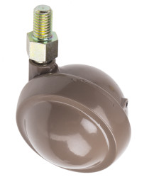 Koło samonastawne średnica kabla 62mm Trzpień gwintowany RS PRO 75kg