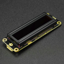 Gravity: I2C 16x2 Arduino LCD with RGB Font Display (Black)