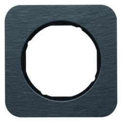 Berker R.1 Ramka pojedyncza łupek/czarny 10112384