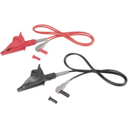 VOLTCRAFT MSL-507 Test lead 4 mm plug Alligator clips.00 m Black Red