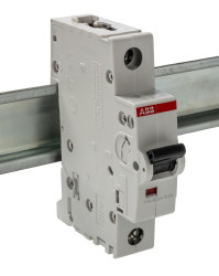 Wyłącznik nadprądowy MCB, Typ D, 1-biegunowy, 10A, 230V, 72V, na szynę DIN, ABB S201M-D10, S200M