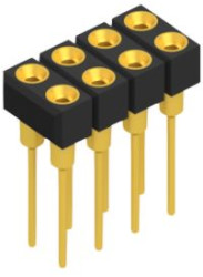 Socket header, 8 pole, pitch 2.54 mm, straight, MK2318G