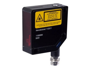 Czujnik laserowy odbiciowy 48x35x12mm Sn: 5500mm 10-30V DC PNP antykoincydencyjne złącze M8 IP67 PR160470
