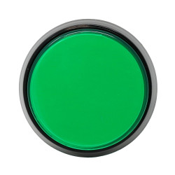 Large Arcade Button with LED - 60mm Green