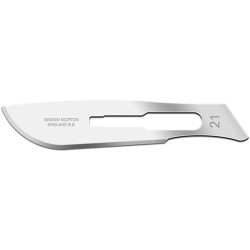Scalpel blade, for 4/6A SM, BW 10 mm, L 50 mm, 421 SM, package with 100 pieces