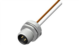 Złącze Do Montażu Panelowego Ze Złączem Złącze M12 X Częściowo Zdjęte, 4 A,...