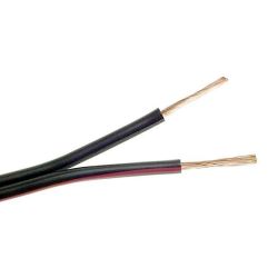Głośnikowy przewód 2x0 75mm czarny L