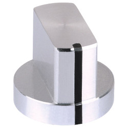 Mentor 5582.6611 Aluminium Wing Knob With Setscrew - Silver - 20.5mm