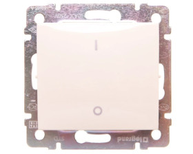 VALENA Łącznik dwubiegunowy kremowy 774302