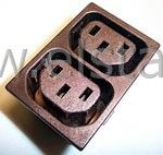 Gniazdo żeńskie zasil. 2x 3PIN GTK0