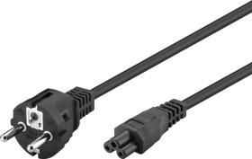Kabel zasilający C5 1m, czarny 57846