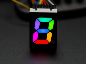 RGB 7-Segment Digit - 1" Tall Digit [Discontinued]