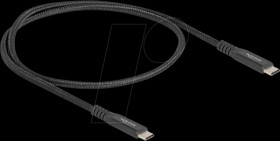 80023 USB 4.0 cable, C plug, 100 W, 0.5 m