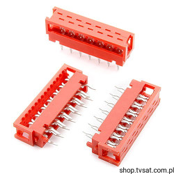 TMM-2-0-14-1 Connector IDC Plug Wire to Board 14W THT AMPHENOL