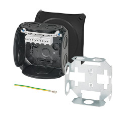 Skrzynka zaciskowa Polipropylen 77 x 130 x 130mm Czarny IP66 HENSEL