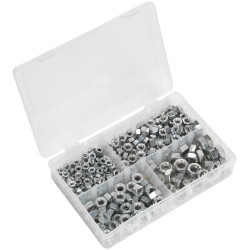 Sealey AB030SN Steel Nut Assortment 1/4"-1/2"UNC 320pc