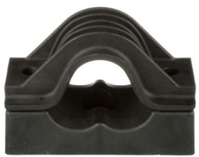 Cable clamp, max. bundle Ø 45 mm, PA, black, (L x W x H) 166 x 78 x 117 mm, CCPLTR3745-X
