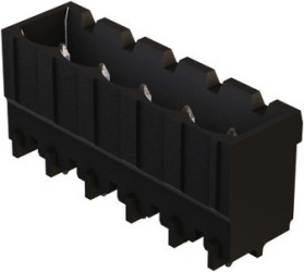 PCB connector, 9 pole, pitch 5.08 mm, black, 14120917001000