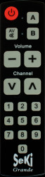 71931 Seki Grande, universal remote control with learning capability,