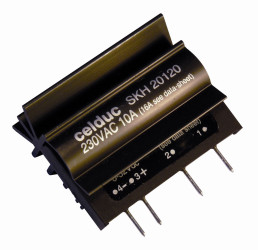 Przekaźnik półprzewodnikowy Montaż na płytce drukowanej 10 A Celduc 280 V ac Tyrystor