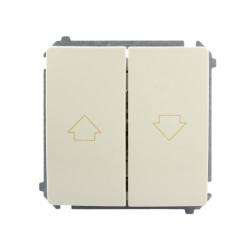Przycisk żaluzjowy beżowy BMZ1.01/12 Kontakt-Simon Basic