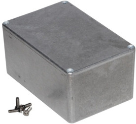 Aluminum die cast enclosure, (L x W x H) 120 x 80 x 59 mm, natural, IP65, 1590WT