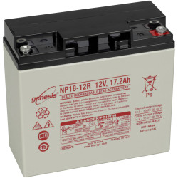 Enersys NP18-12 Genesis Battery 12V 17.2Ah AGM VDS Cert, Maintenance-Free