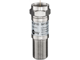 Tłumik SAT 12 dB wtyk F gniazdo F