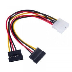 Adapter z kablem Akyga AK-CA-16 Molex (m) / 2x SATA (f) 2x 15cm