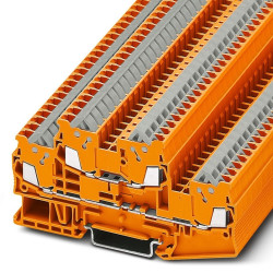 Dwurzędowa złączka szynowa Phoenix Contact 24 → 16AWGSzybkozłączne 5, QTTCB 1 17.5A 500 V