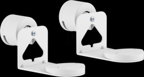 PM-SOM-201 Speaker wall bracket, Sonos 100 &amp; 300, set of two, white