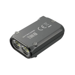 NiteCore NC-TINI2-GRAU TINI 2 Torch, 500lm, USB-C, 47mm, 19g, OLED Display