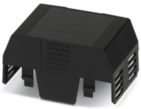 Upper part of housing, ABS/PC, (W x H x D) 45.1 x 74.65 x 36.95 mm, black, for enclosure, 1074956
