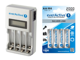 ładowarka everActive NC-450 + 4 x R6/AA everActive 2000