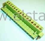 Listwa montaż. kątowa 2-zacisk. żeńska r = 5