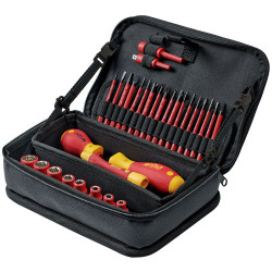 Wiha 43465 slimVario&#xAE; electric Tool Set, 32 Piece (inc. Case)