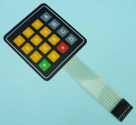 KLAWIATURA NUMER.MEMBR.16-PRZYCISKÓW