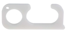 Otwieracz osobisty do drzwi, Co-Polymer, Biały Bezdotykowy, Gładki