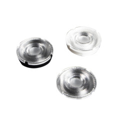 Soczewka LED Eliptyczny, kąt widzenia 60 ° Bezbarwny Metakrylan polimetylu (PMMA) Okrągły, Ledil, seria: Amy 35