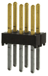 Złącze szpilkowe 6-pinowe TSW raster: 2.54 mm Prosty 2-rzędowe Samtec Otwór przelotowy 550 V Bez osłony