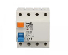 Wyłącznik różnicowoprądowy AC 4P 63A 300mA A05-N7-4-63-300